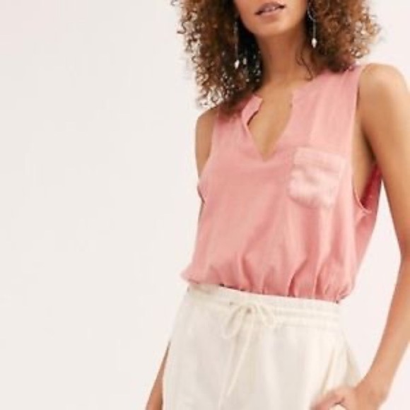 Free People Pocket T Shirt Bodysuit - Picture 12 of 13